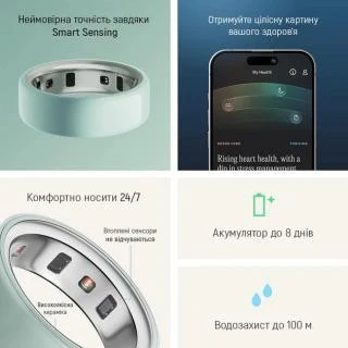Oura Ring 4 Ceramic Tide Size 12 (JZ90-57461-12) - Зображення 2