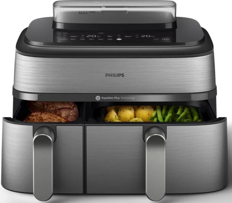 Philips Dual Basket Airfryer 5000 Series NA555/00 - Зображення 1