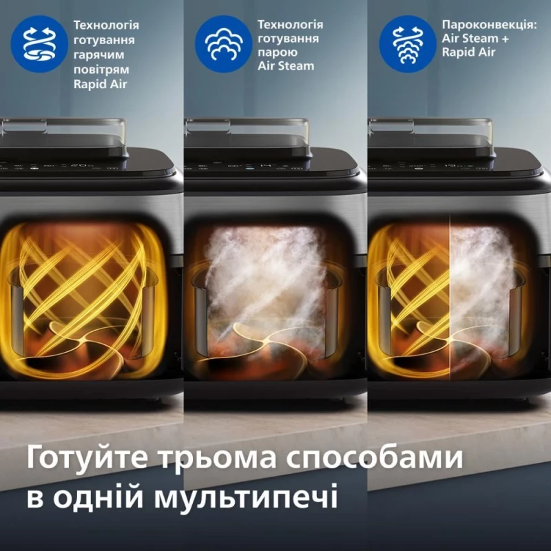 Philips Dual Basket Airfryer 5000 Series NA555/00 - Зображення 5