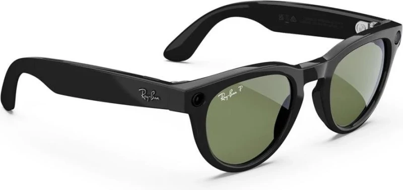 Смарт-очки Ray-Ban Meta Headliner Gen 2 Standard Shiny Black Frame / G-15 Green Lenses (RW4013 601/71 50-23) - Изображение 3