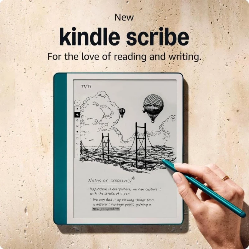 Amazon Kindle Scribe 64 GB Premium Pen Jade - Зображення 1