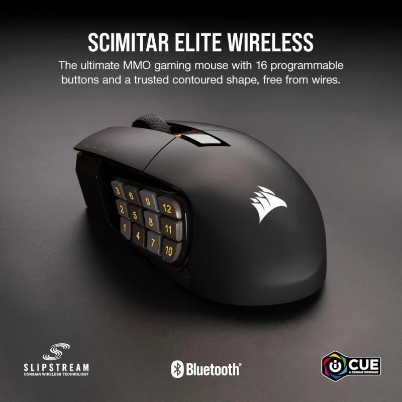 Corsair MMO SCIMITAR ELITE WIRELESS (CH-9314311) - Изображение 1