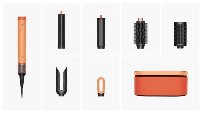 Мультистайлер Dyson Airwrap Co-anda2x Multi Hair Styler Straight+Wavy Apricot/Topaz (264002-01) - Зображення 1