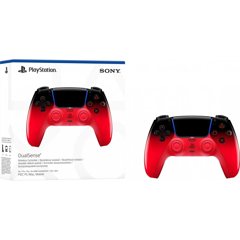 Геймпад Sony Playstation DualSense Bluetooth PS5 Techno Red (1000048516) (UA) - Зображення 5