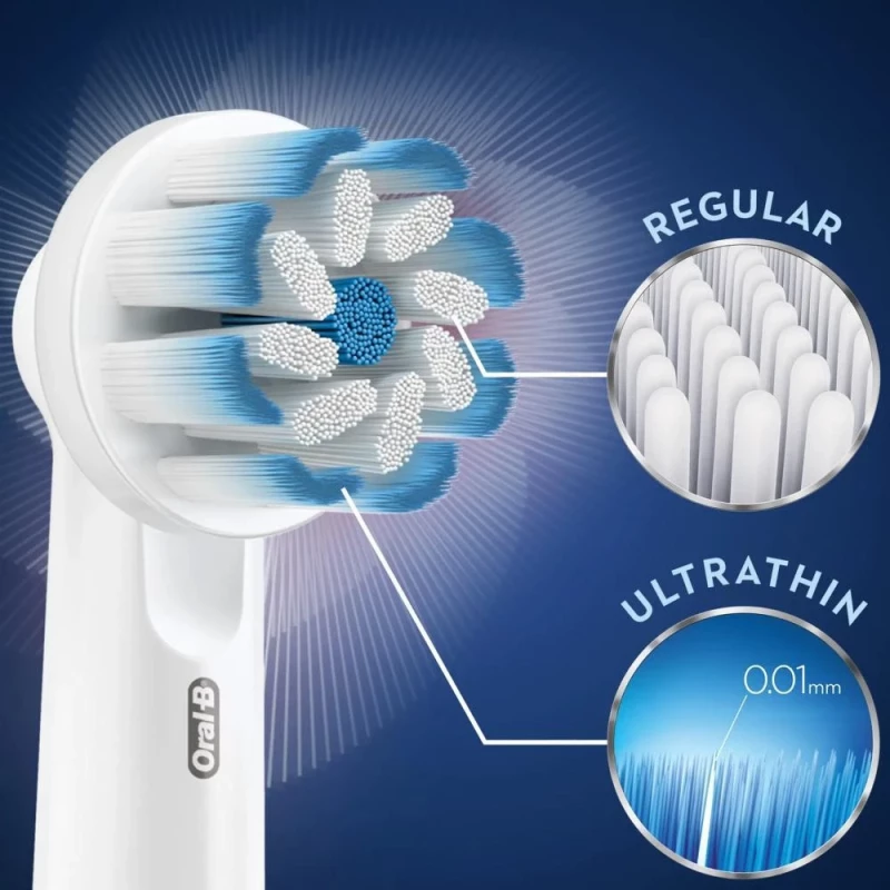 Насадка для электрической зубной щетки Oral-B EB60X PRO Sensitive Clean 2 шт. - Зображення 4