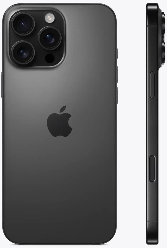 Apple iPhone 16 Pro Max 256GB eSIM Black Titanium (MYW33) - Изображение 1