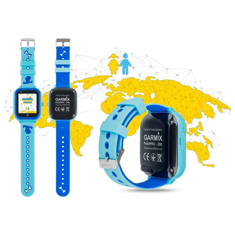 GARMIX PointPRO-200 4G/GPS/WIFI/VIDEO CALL BLUE (GMXPP200-BL) - Зображення 1