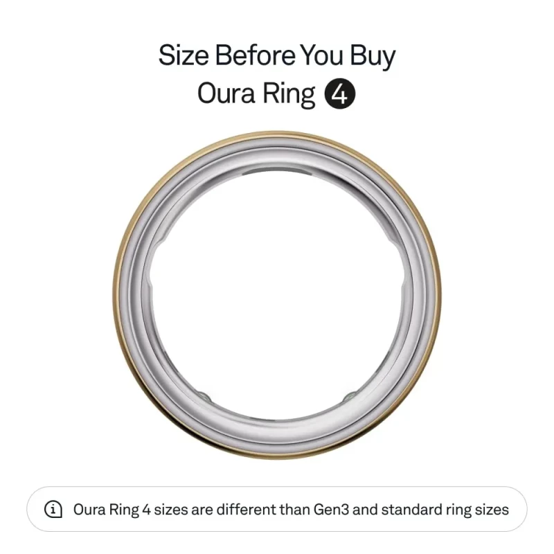 Oura Ring 4 Gold Size 10 (JZ90-54216-10) - Зображення 5