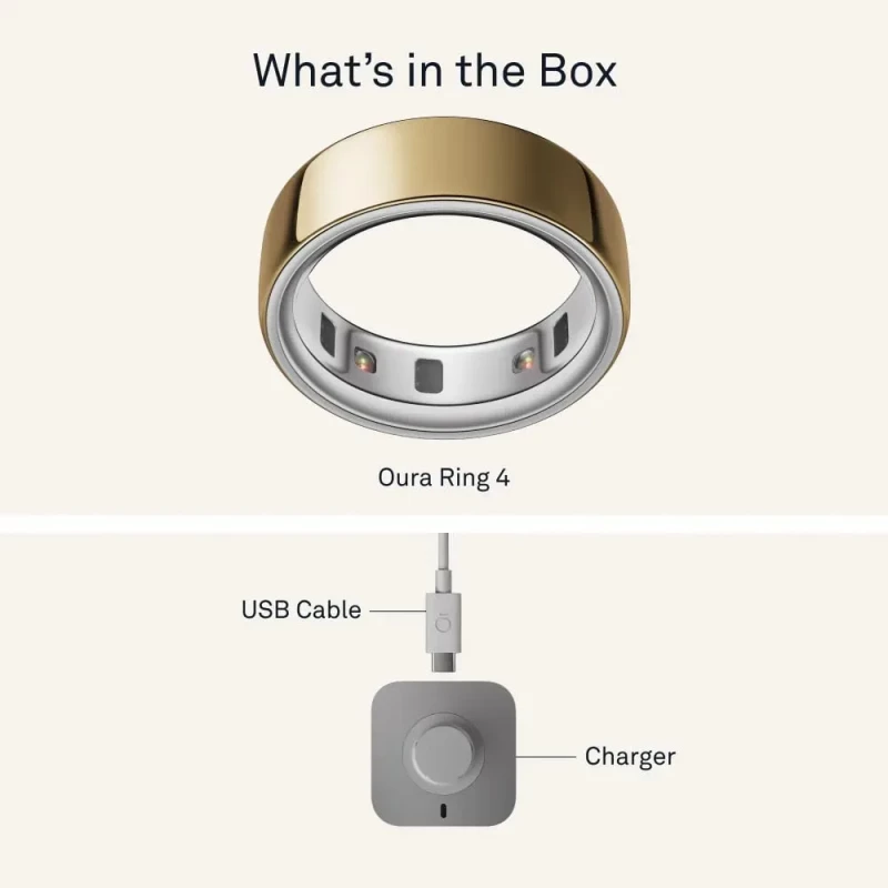 Oura Ring 4 Gold Size 10 (JZ90-54216-10) - Зображення 6