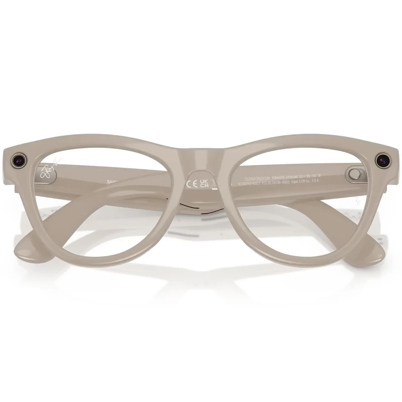 Ray-Ban Meta Skyler Standard - Shiny Chalky Gray / Clear Sapphire Transition (RW4010 6700MF 52-20) - Изображение 4