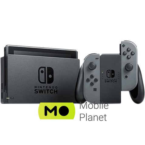 Nintendo Switch with Gray Joy Con