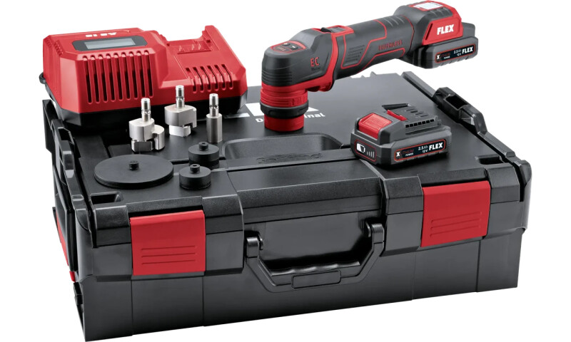 Аккумуляторная полировальная машина FLEX PXE 80 12-EC/2.5 SET 12V