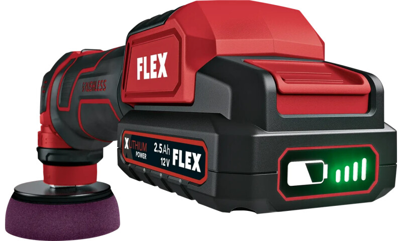 Аккумуляторная полировальная машина FLEX PXE 80 12-EC/2.5 SET 12V - Зображення 4