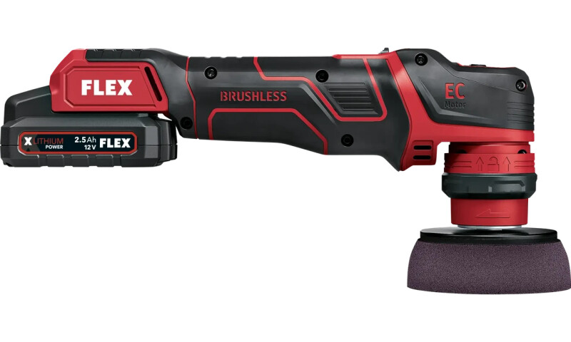 Аккумуляторная полировальная машина FLEX PXE 80 12-EC/2.5 SET 12V - Зображення 1