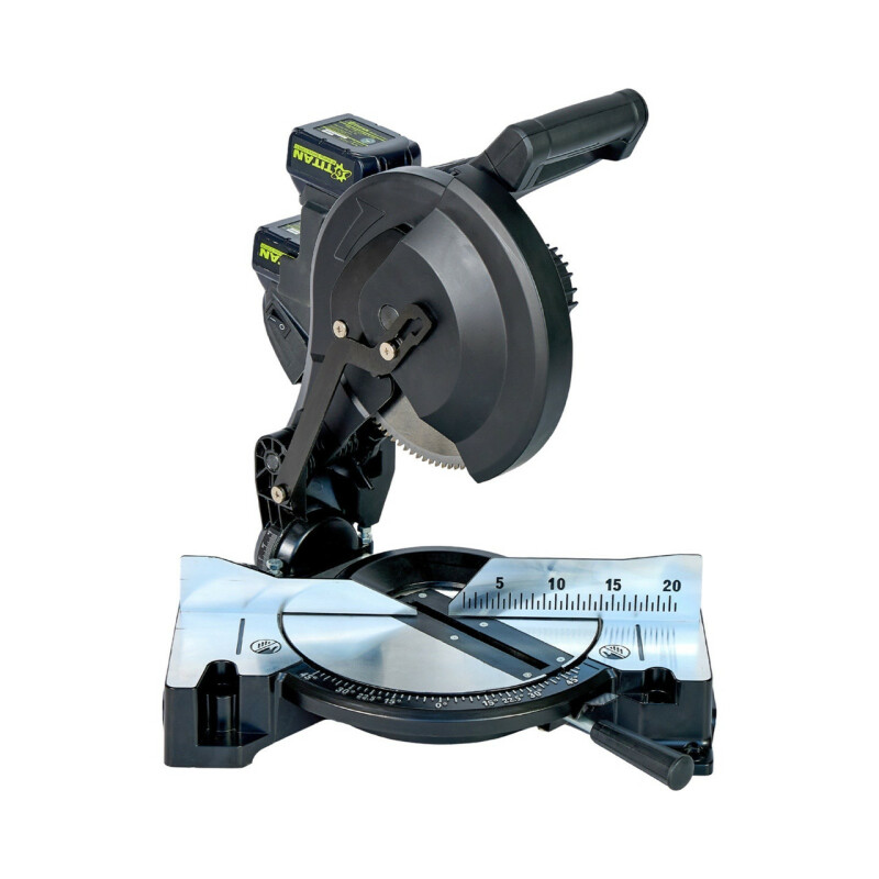 Бесщеточная аккумуляторная пила TITAN PCMS1021B-SET728PH 255mm 42V 21V+21V - Зображення 1