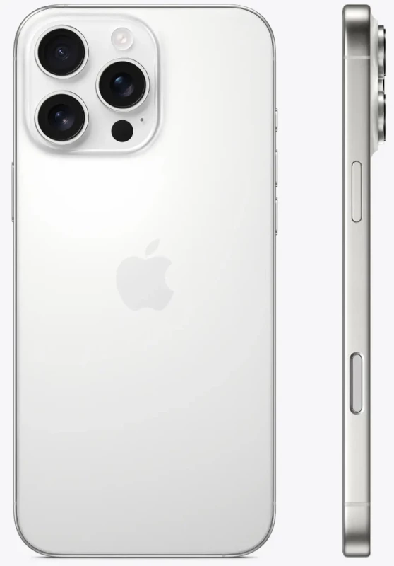 Apple iPhone 16 Pro Max 256GB eSIM White Titanium (MYW43) - Изображение 1