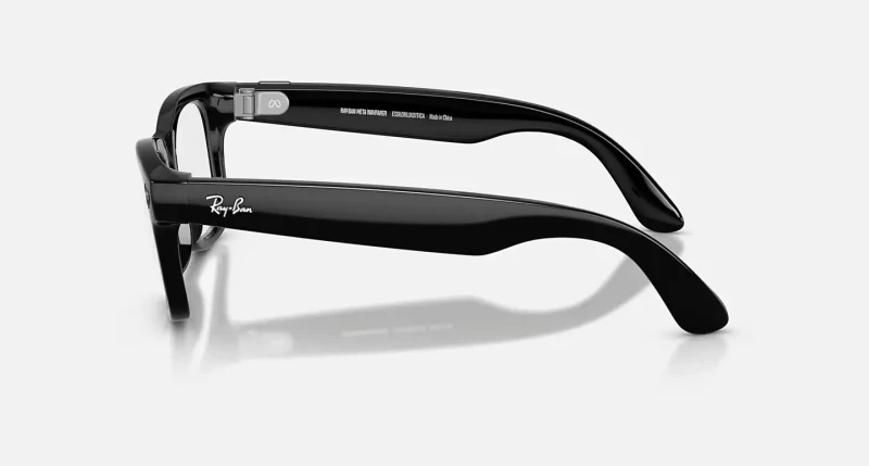 Ray-Ban Meta Wayfarer Gen2 Stand.Shiny Black Frame/Clear to Graphite Green Transit.Lens. (RW4012 601/1M 50-22) - Изображение 5