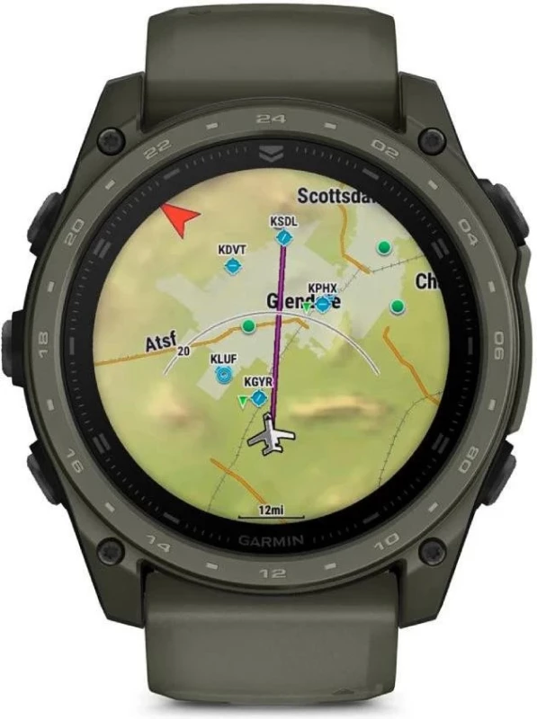 Смарт-часы Garmin tactix 8 - 51 mm AMOLED Cerakote Olive w. Applied Ballistics Ultralight (010-04553-11/10) - Зображення 2