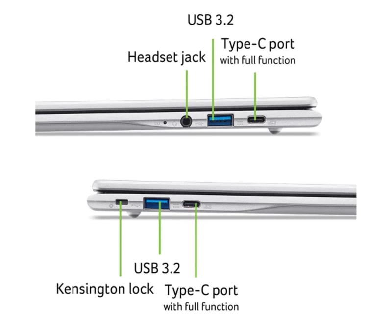 Acer Chromebook 315 MT540/8GB/128 ChromeOS (CB315-8H || NX.JUUEP.001) - Зображення 9