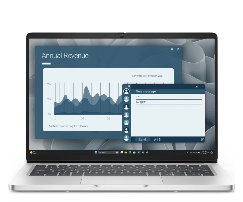 Dell Pro 14 Ryzen AI 5 PRO-340/16GB/512/Win11P (BTO601_PC14255_EMEA) - Изображение 2