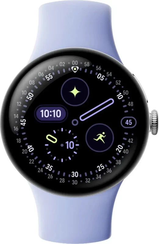 Смарт-часы Google Pixel Watch 4 41mm Wi-Fi Polished Silver Aluminum case / Iris Active Band - Изображение 1
