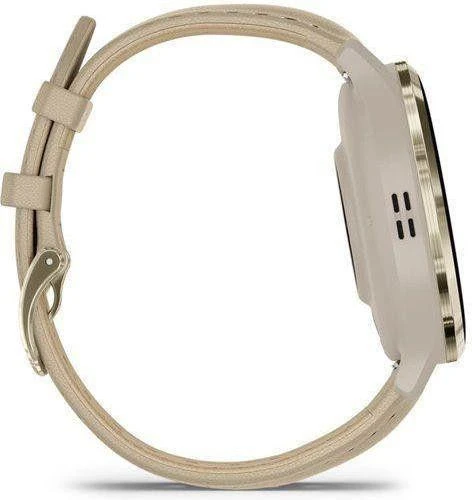 Смарт-часы Garmin Venu 3S Soft Gold S. Steel Bezel w. French Gray Case and Leather Band (010-02785-55) - Изображение 6