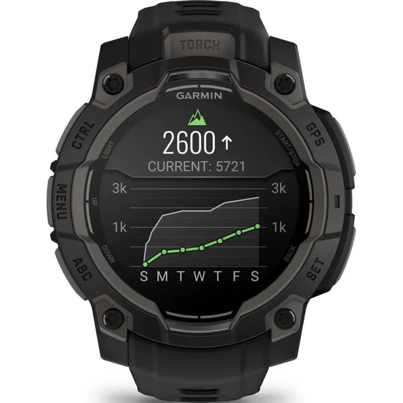 Garmin Instinct 3 45mm AMOLED Black with Black Band (010-02936-00/40) - Изображение 7