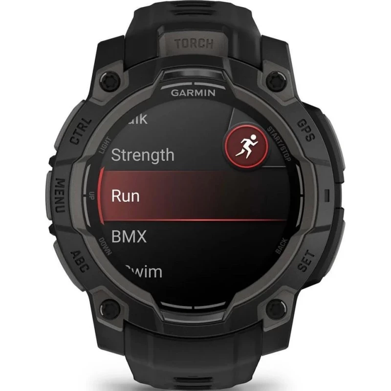 Garmin Instinct 3 45mm AMOLED Black with Black Band (010-02936-00/40) - Изображение 8