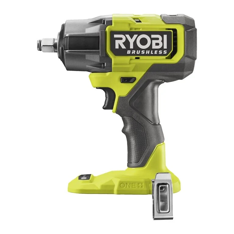 Гайковерт ударный аккумуляторный бесщеточный Ryobi RIW18BL-0 18В ONE+ 900 Нм, 1/2" бесщеточный - Зображення 3