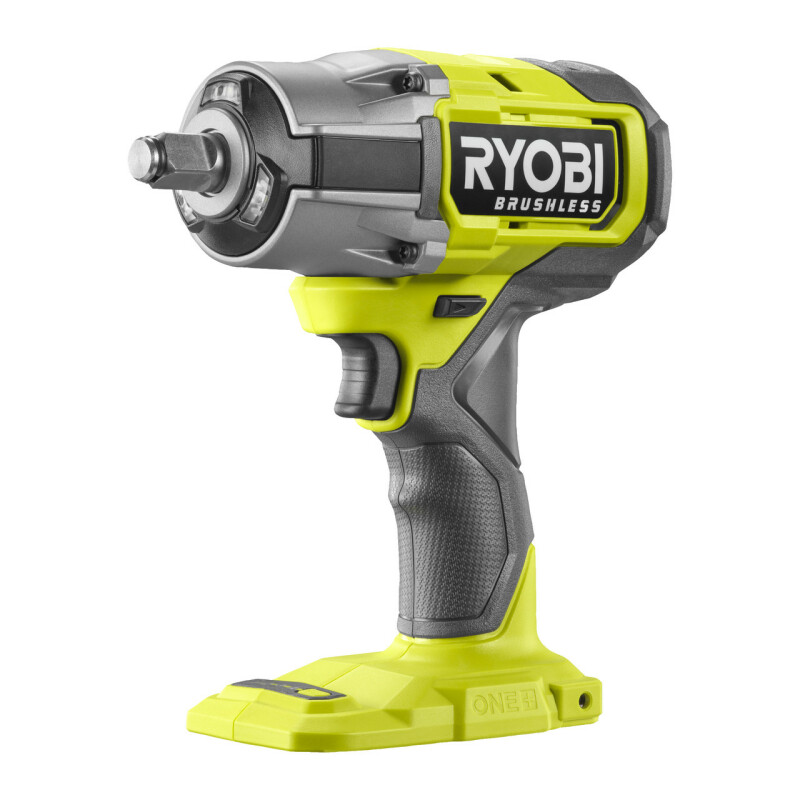 Гайковерт ударный аккумуляторный бесщеточный Ryobi RIW18BL-0 18В ONE+ 900 Нм, 1/2" бесщеточный - Зображення 1