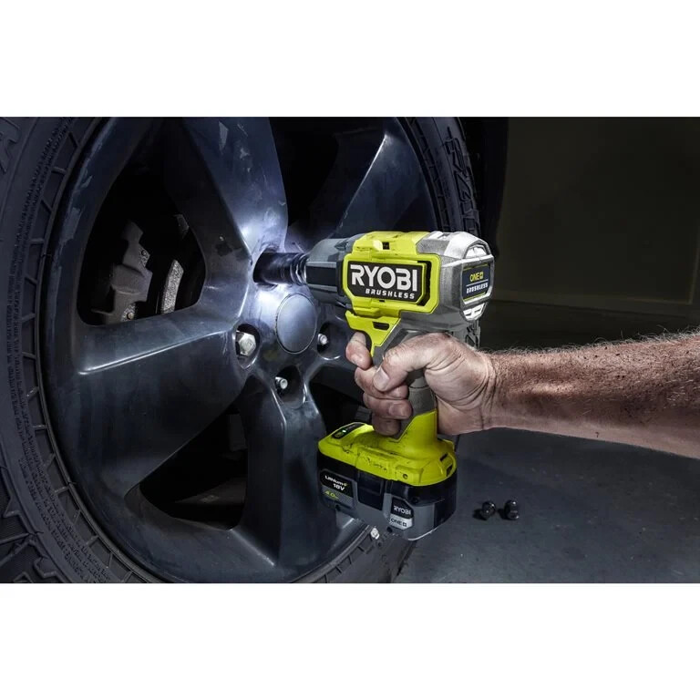 Гайковерт ударный аккумуляторный бесщеточный Ryobi RIW18BL-0 18В ONE+ 900 Нм, 1/2" бесщеточный - Зображення 2