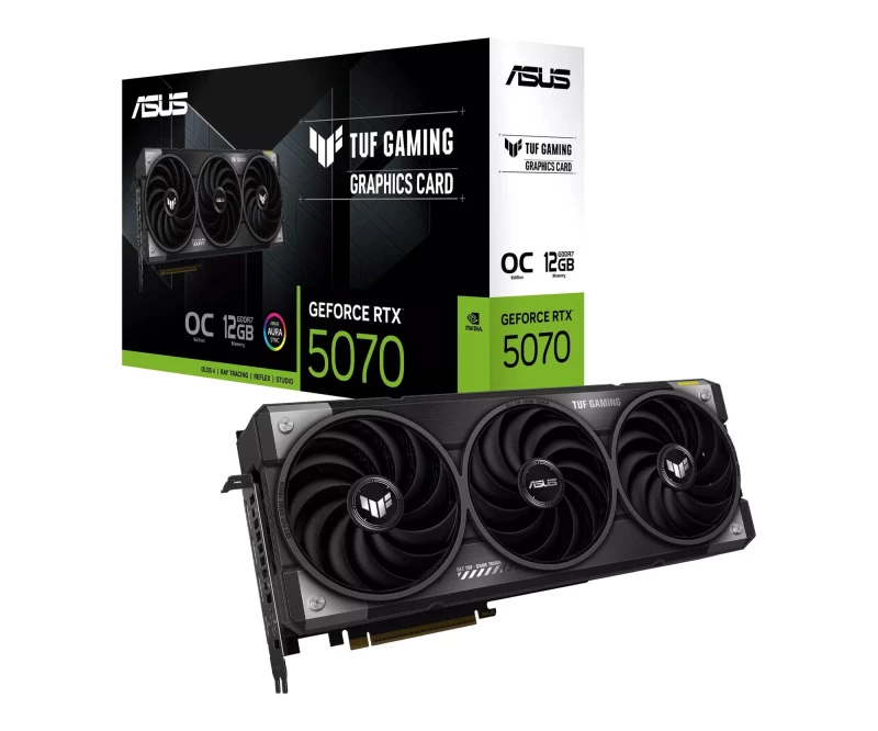 ASUS GeForce RTX 5070 TUF Gaming OC 12GB GDDR7 DLSS4 (TUF-RTX5070-O12G-GAMING) EU