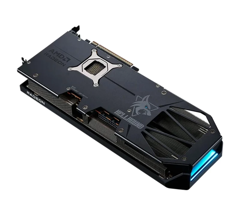 PowerColor Radeon RX 9070 Hellhound 16GB GDDR6 (RX9070 16G-L/OC) EU - Изображение 4