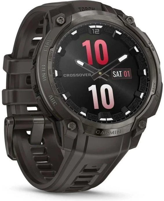 Смарт-часы Garmin Instinct Crossover AMOLED Charcoal (010-03398-00) - Изображение 2