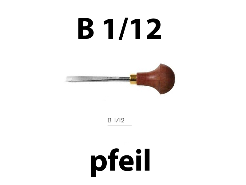 Штихель прямой плоский Pfeil  B1/12