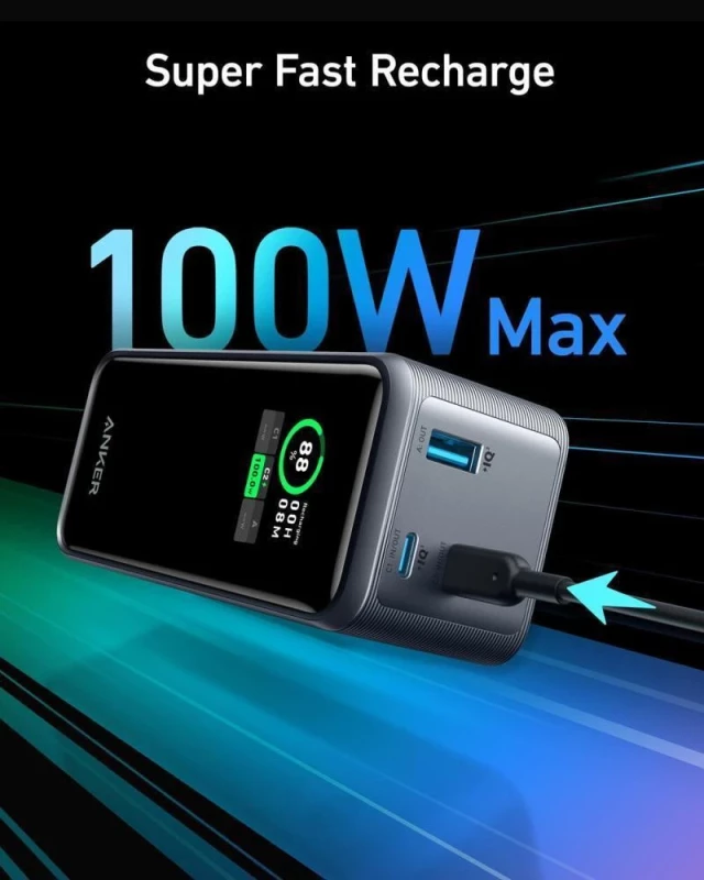 Anker 735 Prime 20000mAh 200W Black (A1336011) - Изображение 2