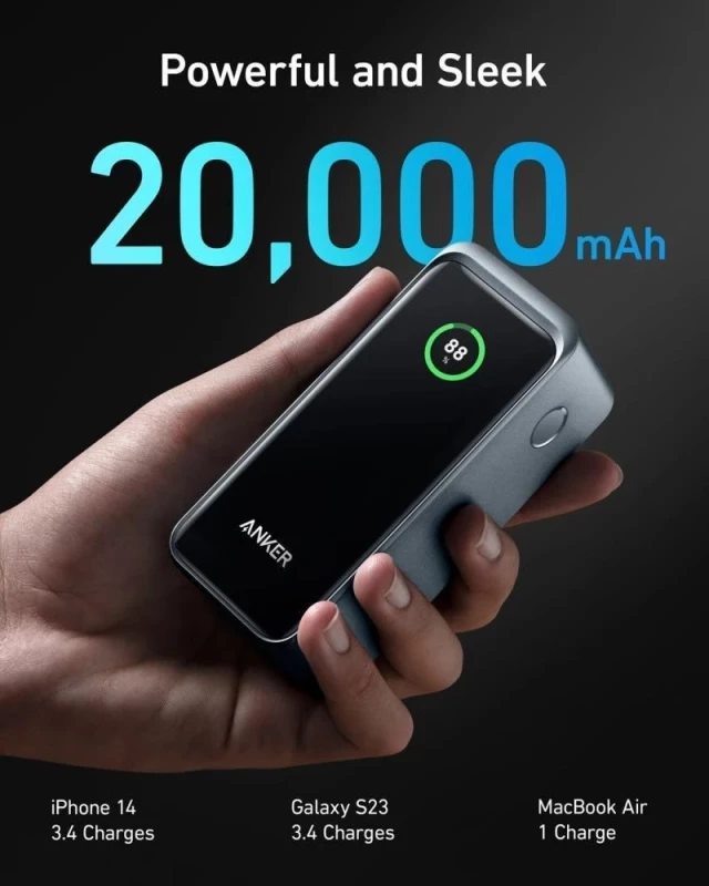 Anker 735 Prime 20000mAh 200W Black (A1336011) - Изображение 3