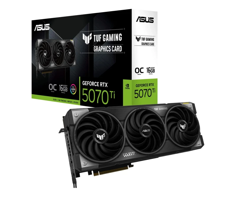 ASUS GeForce RTX 5070 Ti TUF Gaming OC 16GB GDDR7 DLSS4 (TUF-RTX5070TI-O16G-GAMING) (90YV0MD0-M0NA00) EU