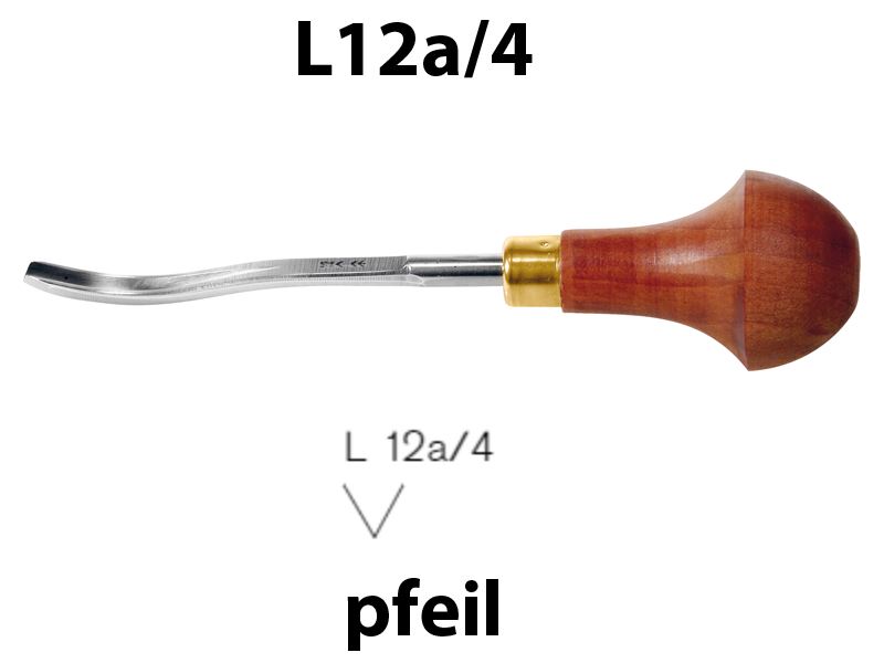 Штихель клюкарза остроугольная Pfeil  L12a/4