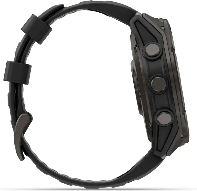 Garmin Fenix 8 Pro 51 mm AMOLED Carbon Gray DLC Titanium with Black/Pebble Gray (010-03199-00/01) - Изображение 1