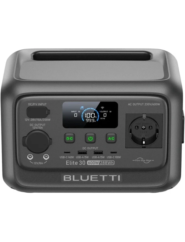 Зарядная станция Bluetti Elite 30 V2, 600W, 288Wh (UA) - Изображение 1