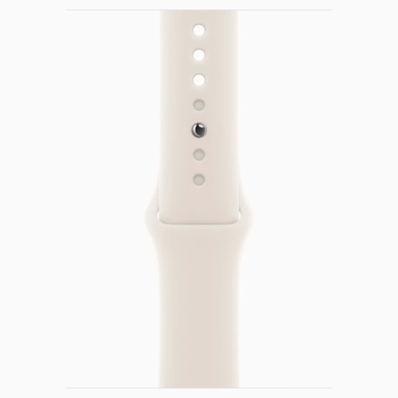 Apple Watch Series 11 GPS 46mm Silver Aluminium Case with Starlight Sport Band M/L (MEWC4+MXM73) - Изображение 2