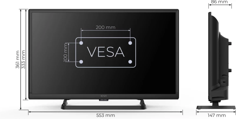 KIVI 24 HD Optima L5 HDR (24H710QB) (UA) - Изображение 8