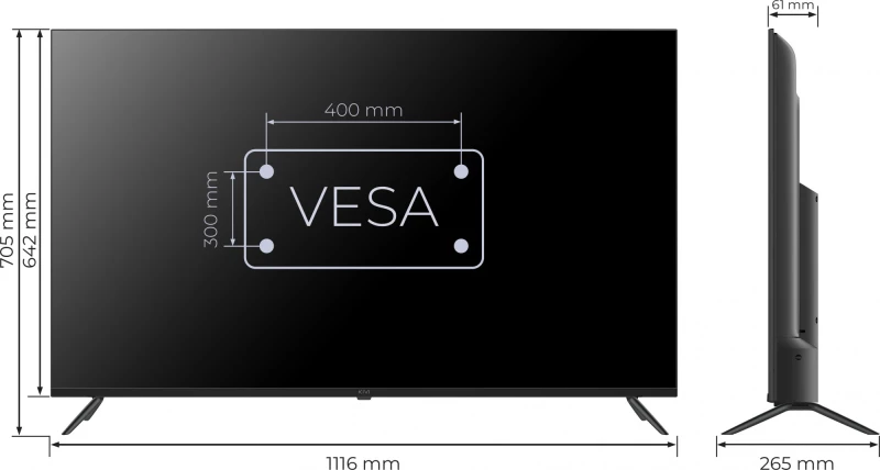 KIVI 50 UHD Prime E5 QLED (50U770QB) (UA) - Изображение 5