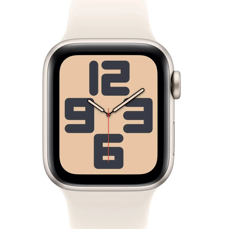 Apple Watch Series SE2 GPS 40mm Starlight Aluminium Case with Starlight Sport Band S/M (MXEF3) - Изображение 1