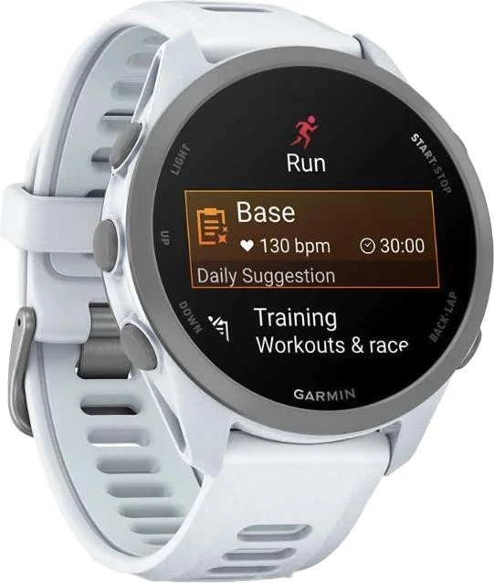 Смарт-часы Garmin Forerunner 170 Music Whitestone with Whitestone/Cloud Blue Band (010-03920-01/11) - Изображение 2