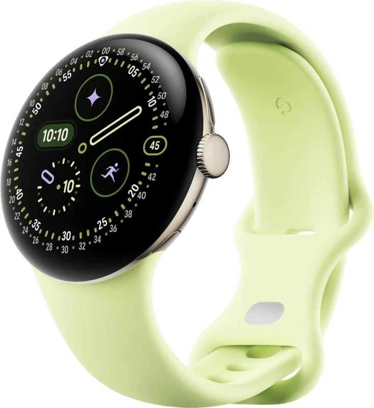 Смарт-часы Google Pixel Watch 4 41mm LTE Champagne Gold Aluminum case / Lemongrass Active Band