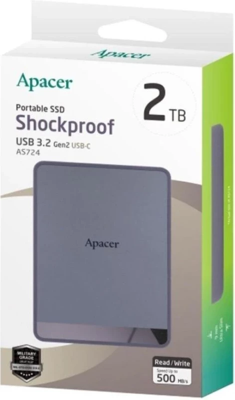 Apacer AS724 1 TB Mauve (AP1TBAS724M-1) - Зображення 1