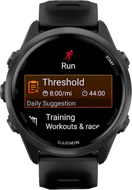 Garmin Forerunner 570 42mm Slate Gray Aluminum w. Translucent Black/Black Band (010-02970-00) - Изображение 3