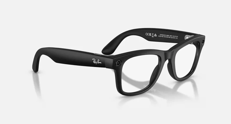 Ray-Ban Meta Wayfarer Gen2 Standard Matte Black Frame/Clear to Grey Transitions Lenses (RW4012 601S1Z 50-22) - Изображение 4